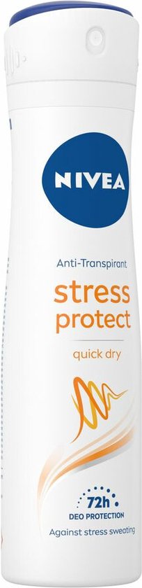 NIVEA Stress Protect Deodorant Spray - Tegen zweten bij stress - Met Stress Protect-ingrediënten en zink - Beschermt 72 uur - 6 x 150 ml - Voordeelverpakking - NIVEA