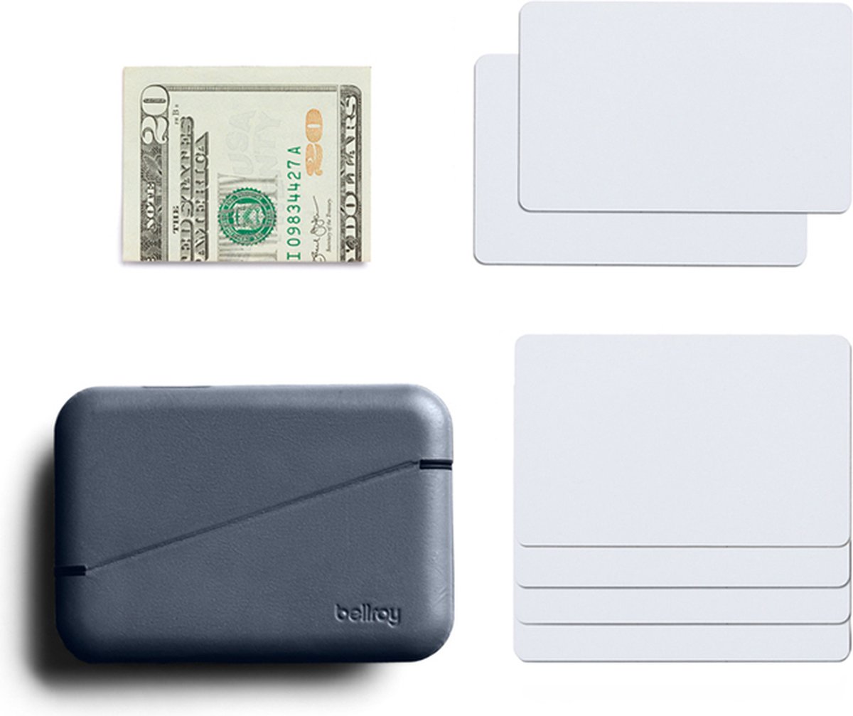 Bellroy Card Sleeve (hoogwaardig lederen pasjeshouder of minimalistische portemonnee, geschikt voor 2-8 pasjes of visitekaartjes, opbergruimte voor gevouwen bankbiljetten) - Hazelnut