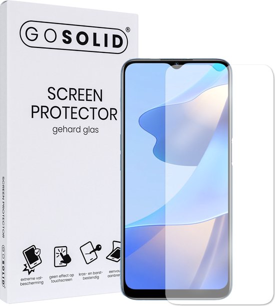 GO SOLID! Screenprotector geschikt voor Samsung Galaxy A20