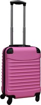Valise bagage à main Royalty Rolls à roulettes 39 litres - légère - serrure à combinaison - rose clair