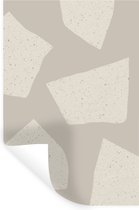 Muurstickers - Sticker Folie - Terrazzo - Abstract - Pastel - Patronen - 80x120 cm - Plakfolie - Muurstickers Kinderkamer - Zelfklevend Behang - Zelfklevend behangpapier - Stickerfolie