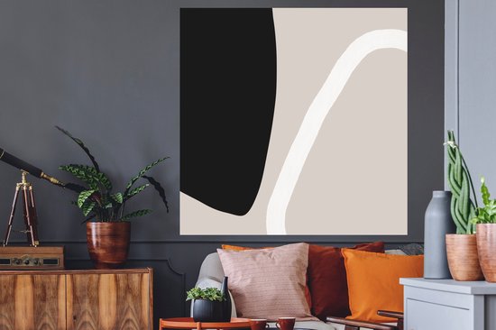 Stickers Stickers muraux - Pastel - Minimalisme - Formes - 120x120 cm - Feuille adhésive XXL