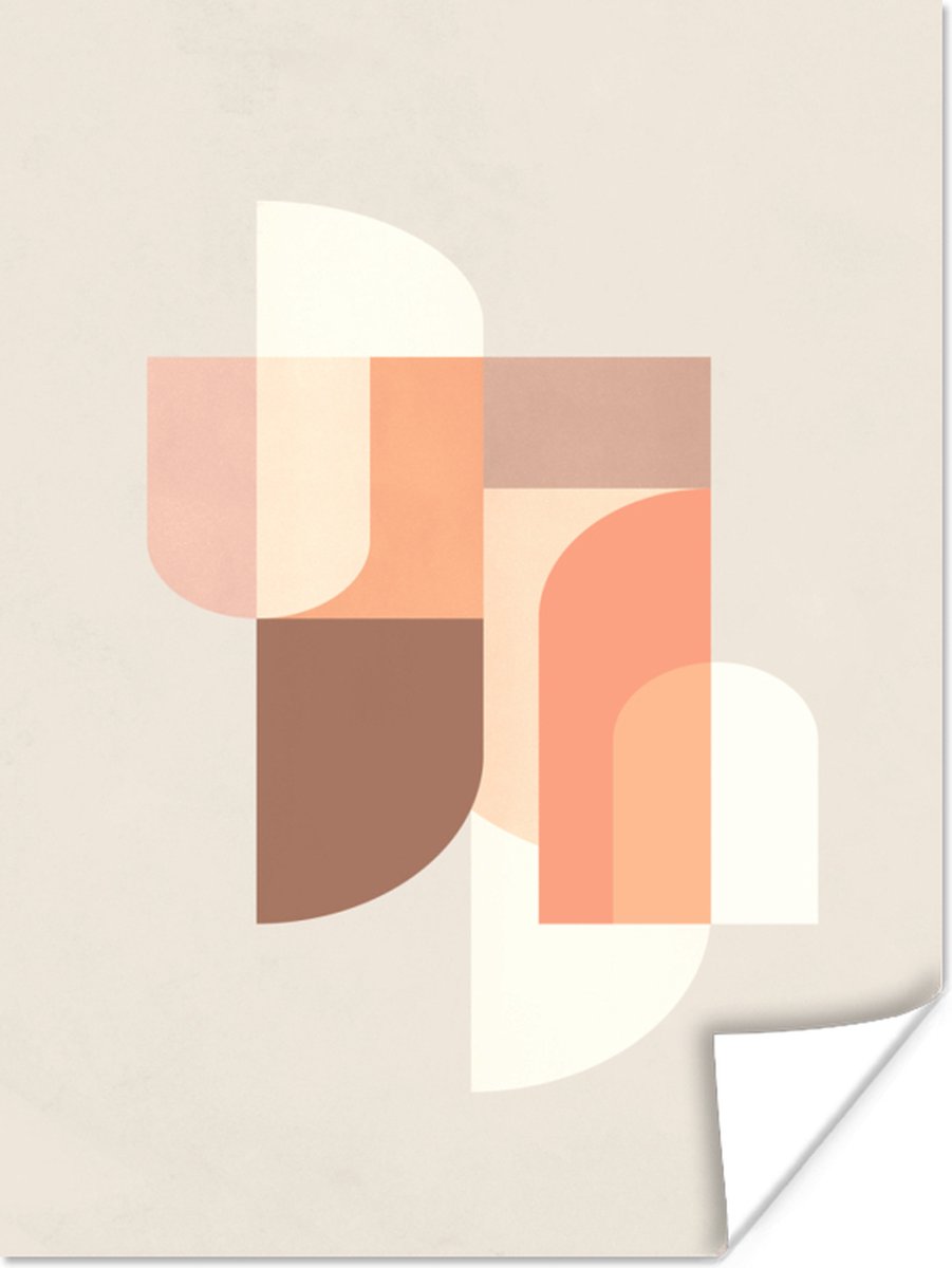 Poster Abstract - Kunst - Patroon - Kleuren - 30x40 cm