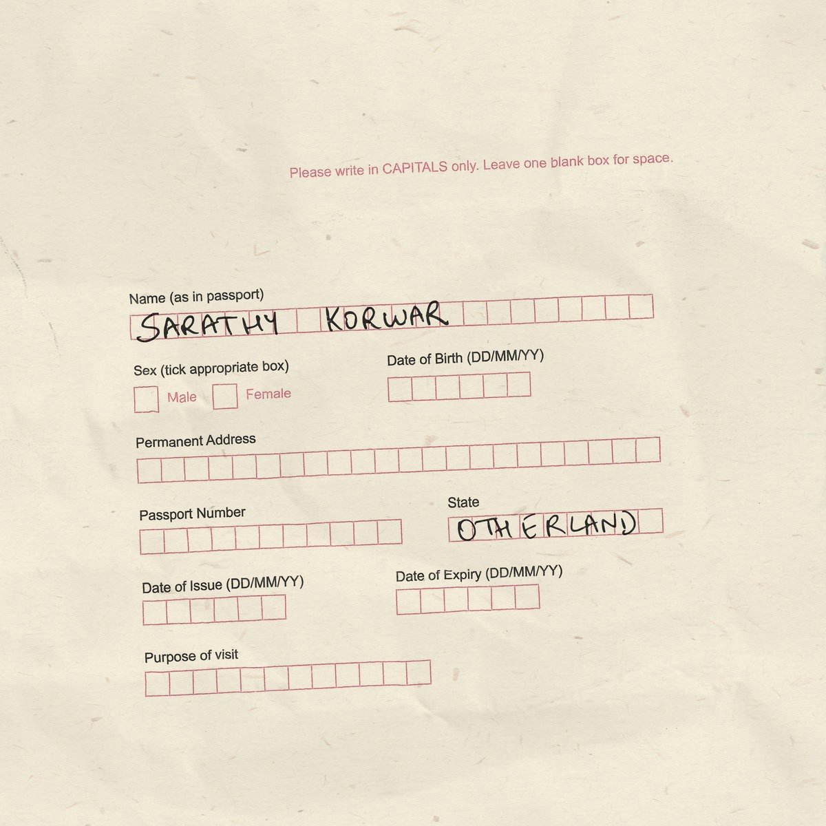 Sarathy Korwar - Otherland (12" Vinyl Single) (Coloured Vinyl)