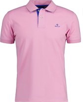 Gant Polo korte mouw Roze Contrast Collar Pique SS Rugge 2052003/664