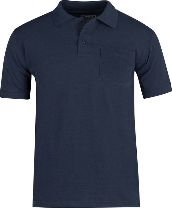 STØRVIK Hastings Polo Shirt Heren - Katoen - Maat 4XL - Donkerblauw