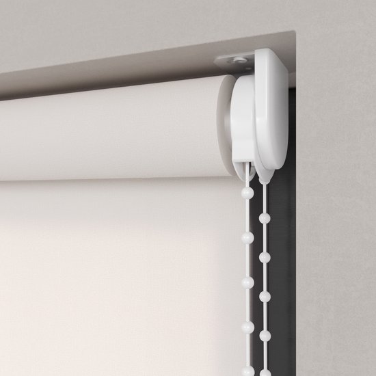 Dutchblinds Store Enrouleur - translucide - Wit Neige - 180x275cm - Décoration de fenêtre sur mesure