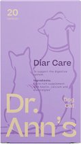 Dr. Ann's Diar Care - 20 capsules - Geschikt voor Honden en Katten - Ondersteuning bij diarree