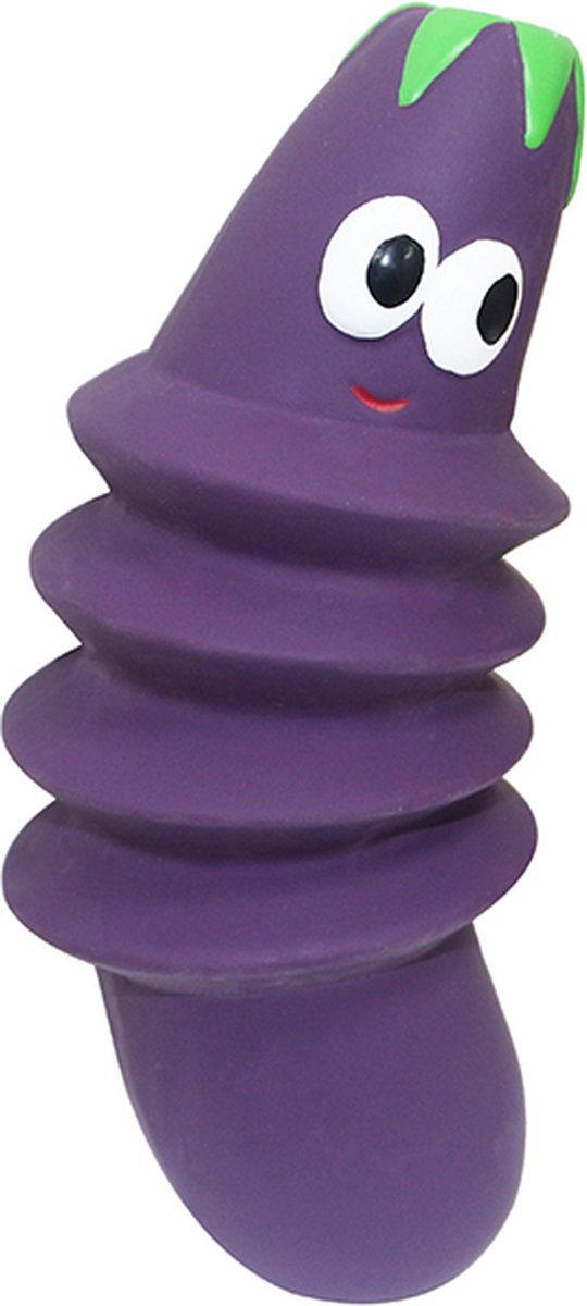 Meritosh© Aubergine - Hondenspeelgoed - Kauwspeelgoed - Multifunctioneel