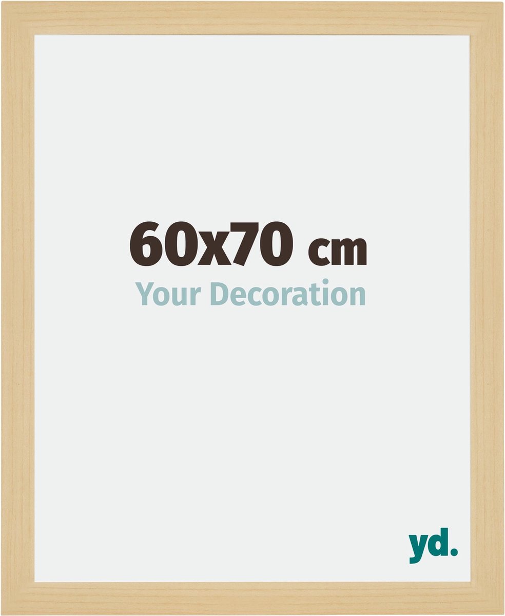 Your Decoration - Fotolijst 60x70 cm - MDF - Ahorn Decor - Mura