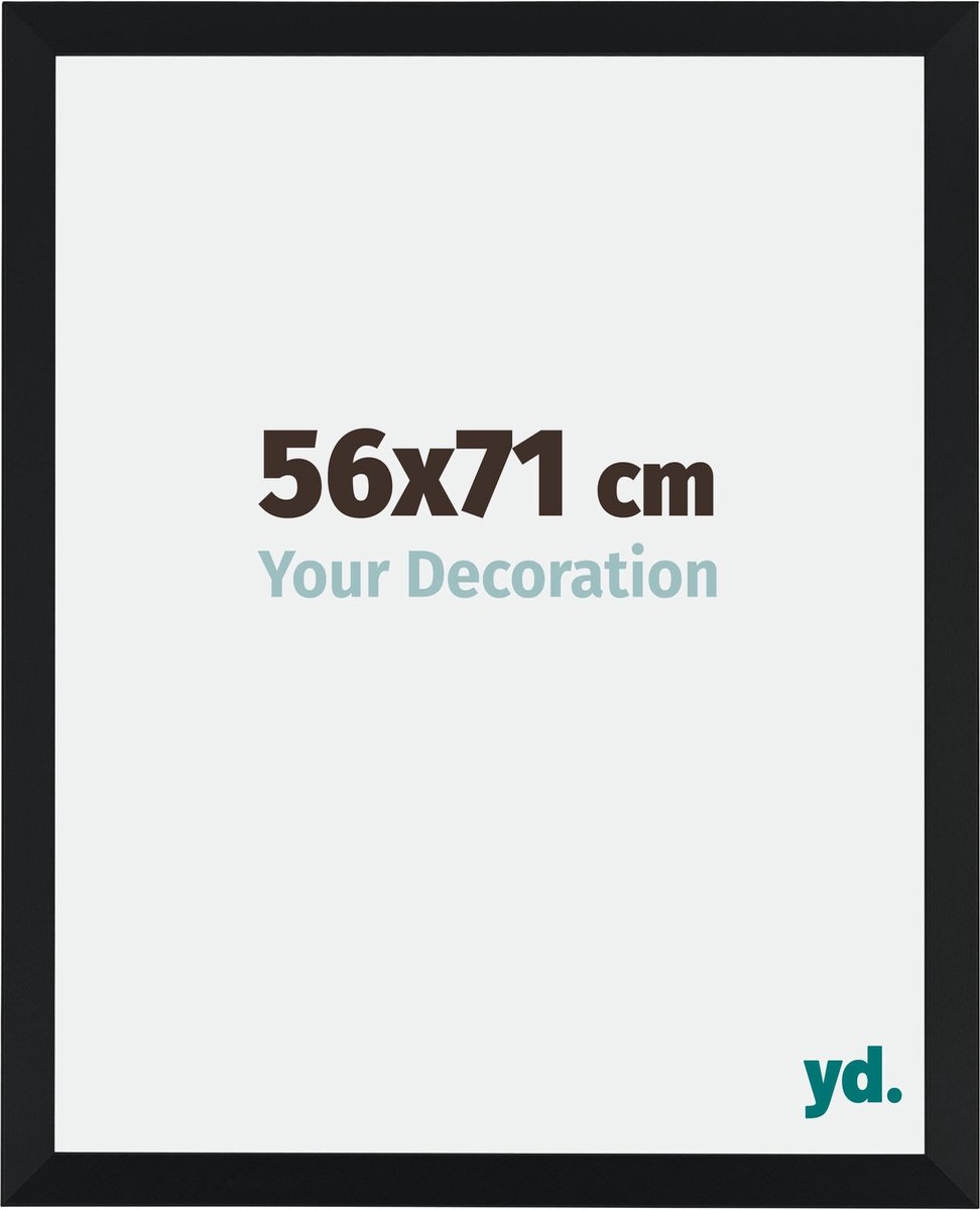 yd. Your Decoration - Fotolijst 56x71 cm - MDF - Zwart Mat - Catania