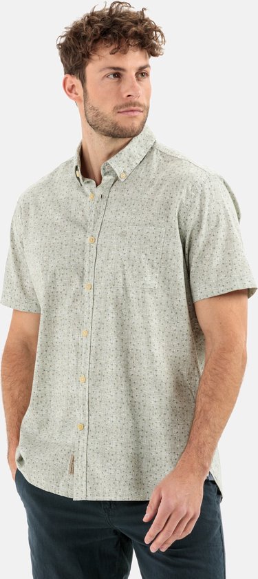 Polo's korte mouw groen Camel active