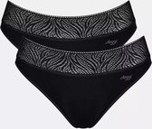 Sloggi 2-Pack sous-vêtements menstruels - culotte menstruelle tai medium - XS - Zwart