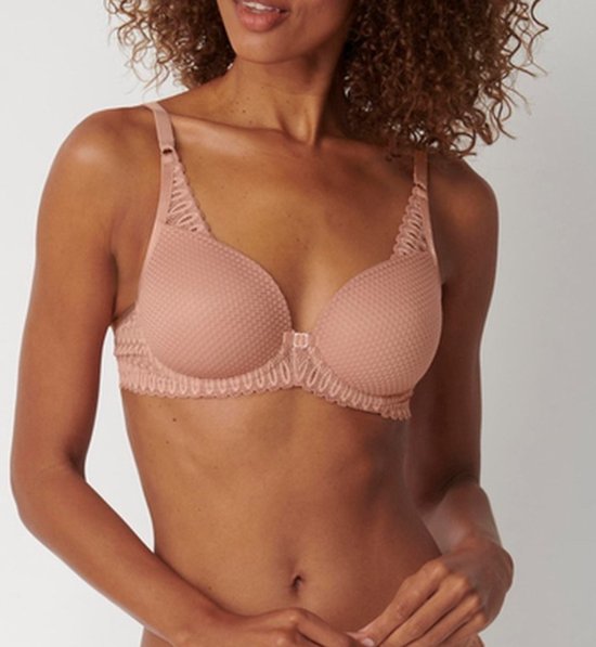Triumph BH Amourette Charm T WHP02 - Decadent Chocolate - kanten Beugel bh voorgevormd - 90C - Bordeaux