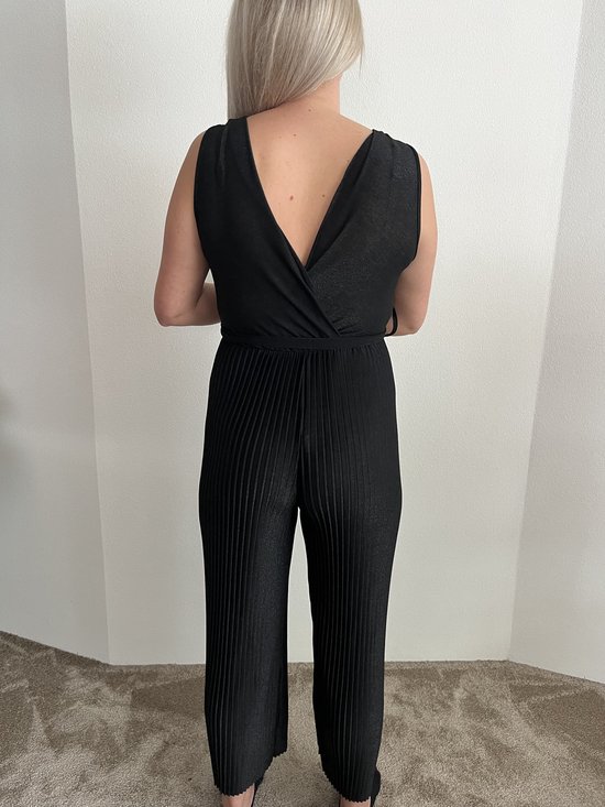 Dames elegante jumpsuit zwart
