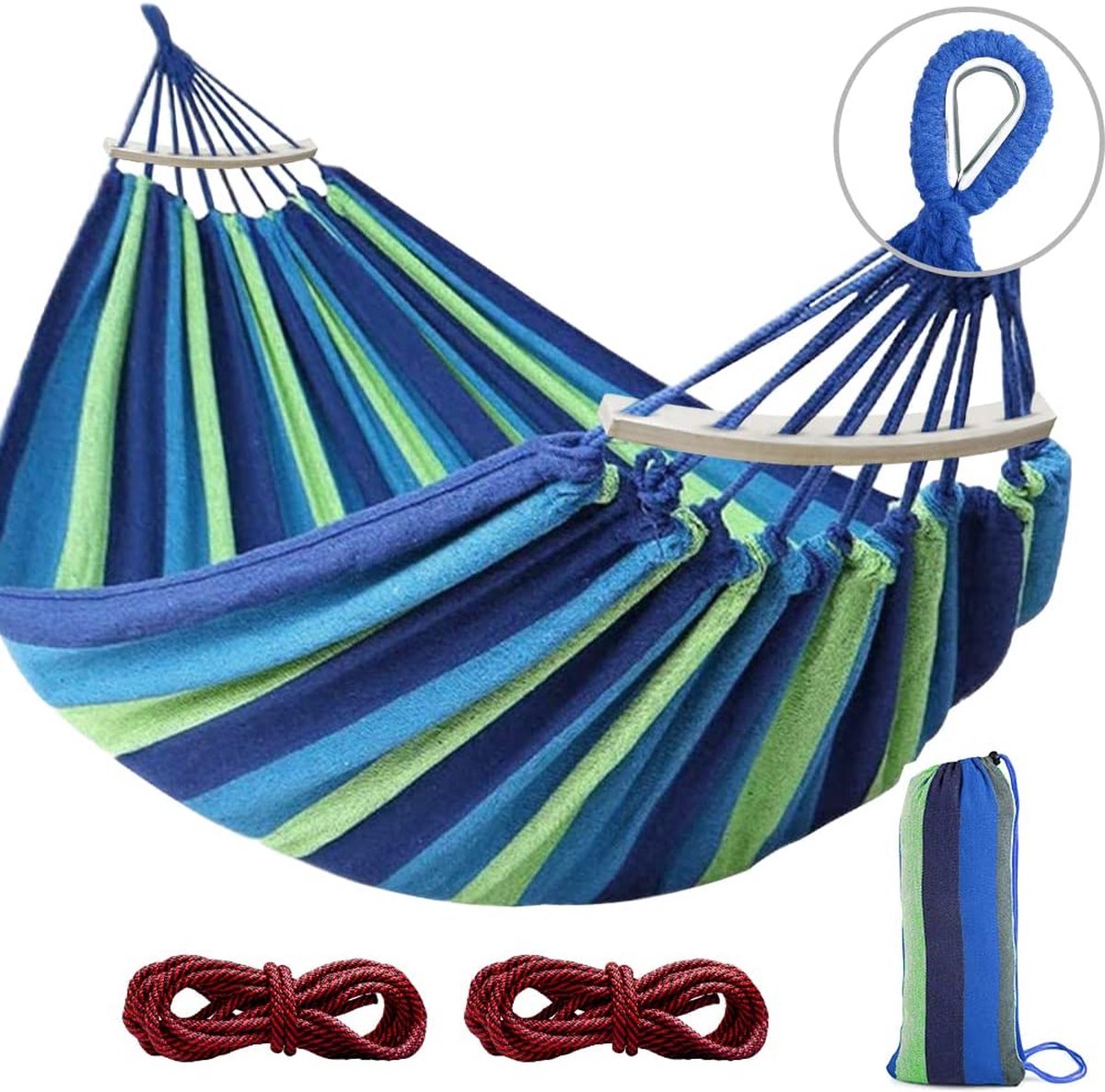 Hammock – hangmat – stevige hangmat – binnen en buiten – premium
