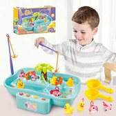 Kiddel Ducks Catch Fishing Water Table - Amusement interactif avec éclairage LED, son et toboggan aquatique jouets pour enfants