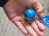 Wereldbol en kompas sleutelhanger pakket 24 stuks - sleutelhangers - uitdeelcadeautjes - traktatie - kinderfeestje