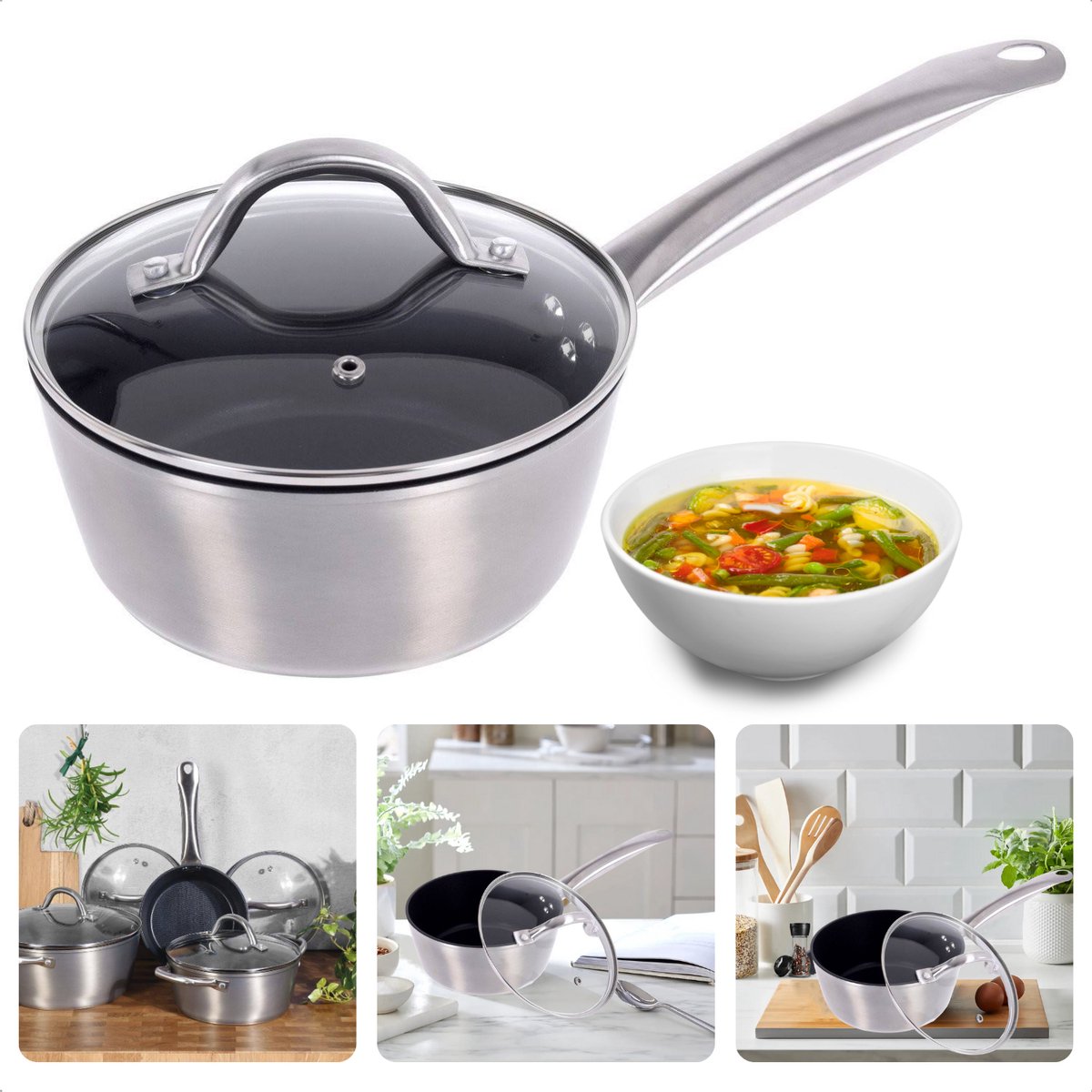 Poêle Fer Forgée Main Couvercle Bois Induction Poêle Japonaise Fer 28cm - Naturelle, Compatible Induction Ustensile Cuisine Saine Induction