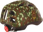 Polisport Junior helm Army (S=52/56) met LED