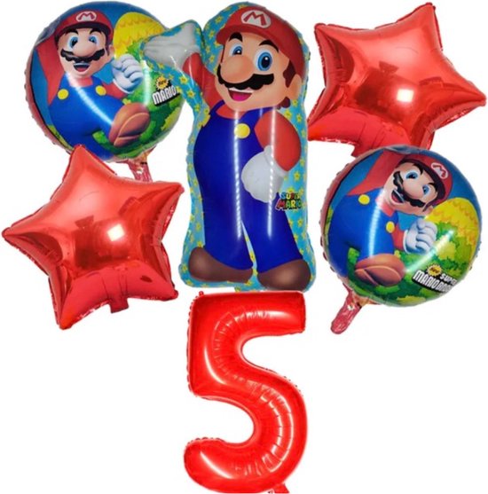 Ballon d'anniversaire Mario Kart