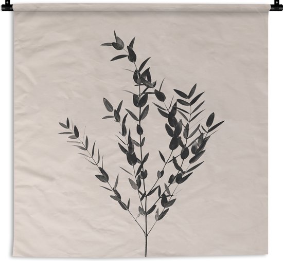 Wandkleed - Wanddoek - Planten - Groen - Natuur - 120x120 cm - Wandtapijt