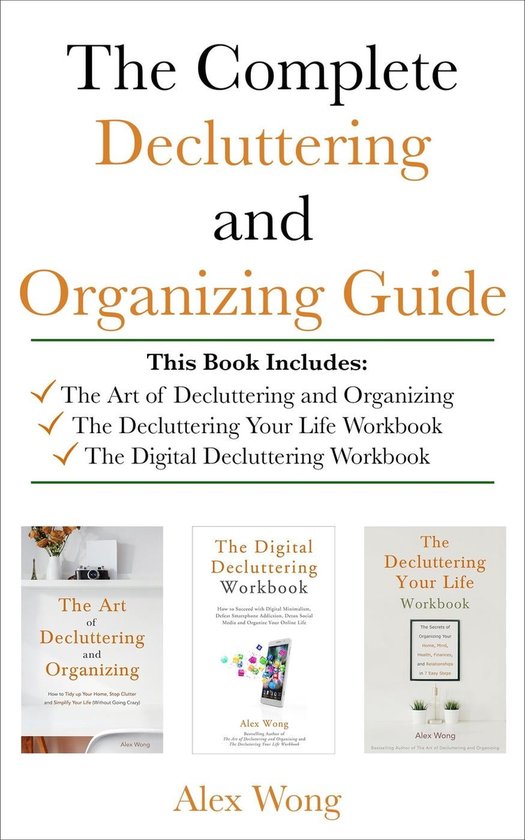 Declutter Workbook 4 - The Complete Decluttering and Organizing Guide ...
