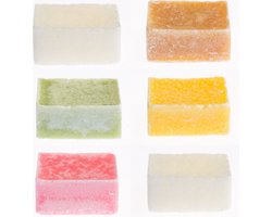 Set met 6 verschillende geurblokjes | amberblokjes uit Marokko - cadeaupakket - proefpakket