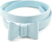 Kidzzbelts Meisjesriem JeansTaillekinderriemSmalle 1707 - Lichtblauw - 85 cm