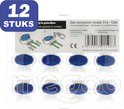 Verpakking met 12 stuks gel connectors model 314. De verpakking bevat ook de gebruiksaanwijzing.