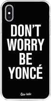 Casetastic Apple iPhone XS Max Hoesje - Softcover Hoesje met Design - Don't Worry Be Yonc Print