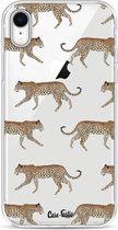 Casetastic Apple iPhone XR Hoesje - Softcover Hoesje met Design - Hunting Leopard Print