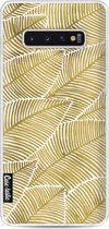 Casetastic Softcover Samsung Galaxy S10 Plus - Tropical Leaves Gold