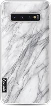 Samsung Galaxy S10 hoesje Marble Contrast Casetastic Smartphone Hoesje softcover case