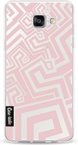 Casetastic Samsung Galaxy A5 (2016) Hoesje - Softcover Hoesje met Design - Abstract Pink Wave Print
