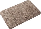 Magic Doormat Anti-Slip pour l'intérieur - 45x70cm - Caoutchouc/Tissu - Marron - Tapis de course à sec Anti-slip