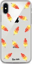Casetastic Apple iPhone X / iPhone XS Hoesje - Softcover Hoesje met Design - Rocket Lollies Print