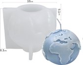 Kaarsmal - Wereldbol - Kaars Mallen - Siliconen mal - Zelf kaarsen maken - Gips & epoxy gieten - Zeep Maken - IXEN