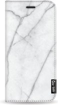 Casetastic Wallet Case White Apple iPhone X - White Marble