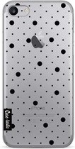 Casetastic Softcover Apple iPhone 7 / 8 - Pin Points Polka Black Transparent