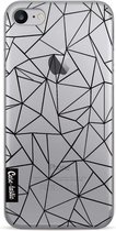 Casetastic Softcover Apple iPhone 7 / 8 - Abstraction Outline Black Transparent