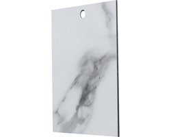 SAMPLE - PROEFMONSTER 10 X 15cm - Schulte Deco Design - motief douche acherwand in "Softouch" steen marmer Bianco 883 - M98401 883 wanddecoratie - muurdecoratie - badkamer wandpaneel - muurbekleding -