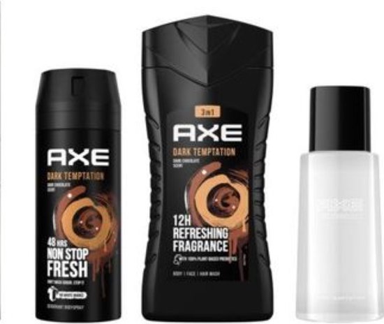 AXE Dark Temptation - After Shave 100 ml & Douchegel & Deo Spray - Axe