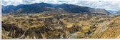 WallClassics - Acrylglas - Uitzicht over Bergen in Peru - 60x20 cm Foto op Acrylglas (Wanddecoratie op Acrylaat)
