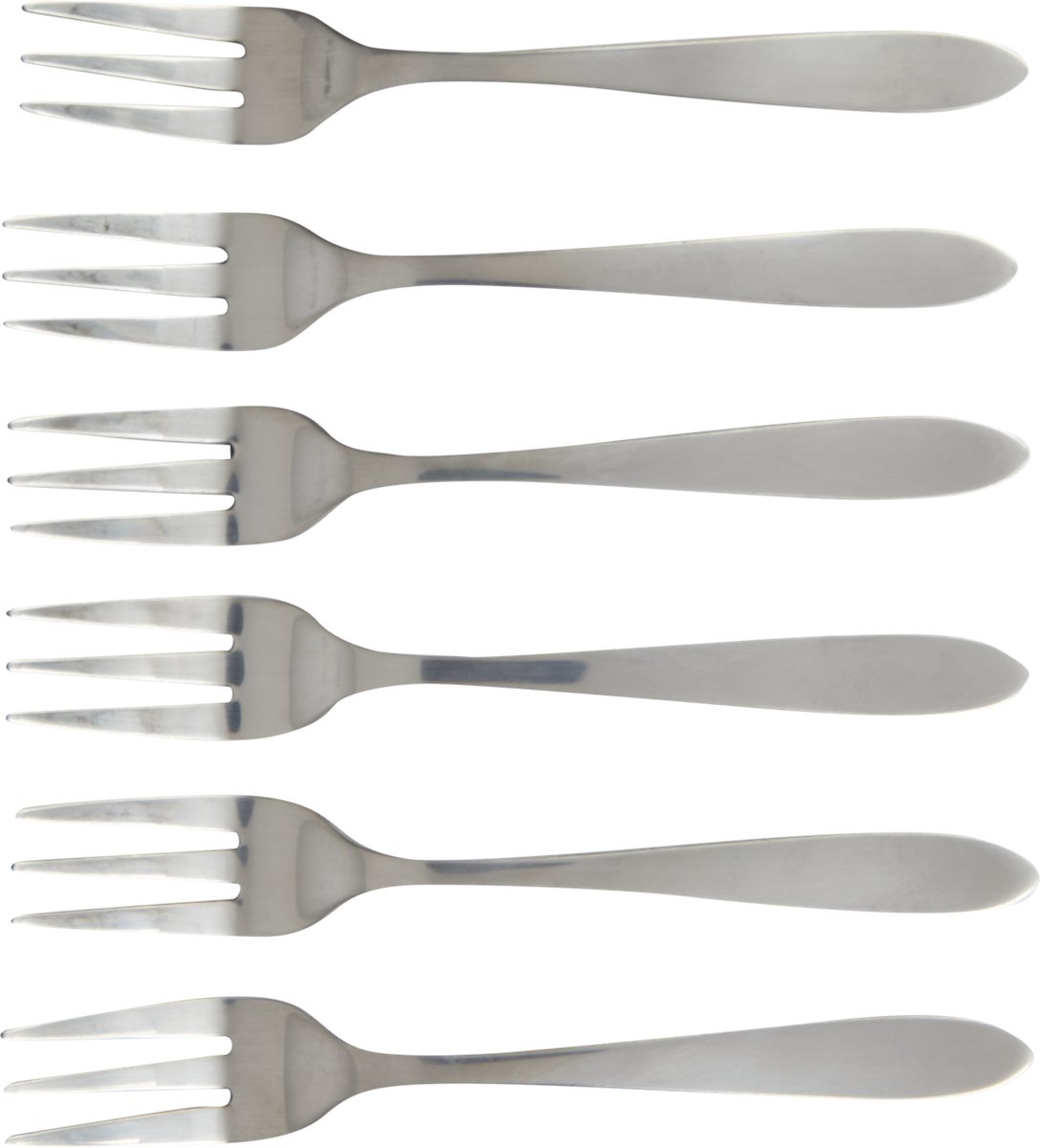 Kitchen Gebaksvorkjes 6 stuks rvs 12,5 cm