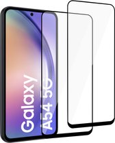 2x Geschikt voor Samsung A54 Screenprotector - Gehard Glas Geschikt voor Samsung A54 Full Screen Protector