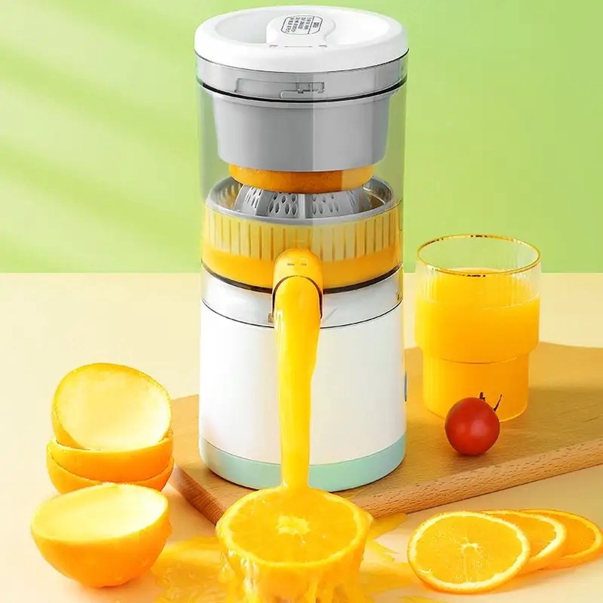 sinaasappelpers elektrisch citrus juicer fruit perser draadloze