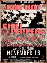 Signs-USA - Concert Sign - metaal - Red Hot Chili Peppers - McNichols Arena - 30x40 cm