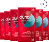 Durex Condooms Thin Feel Close Fit 10st x 6