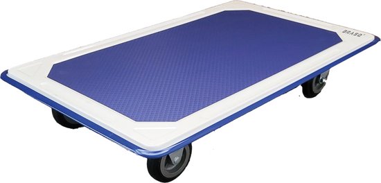 BRASQ Plateauwagen Inklapbaar - Draagvermogen 150 KG - Transportkar - Transportwagen - Magazijnwagen - Platformwagen BRASQ Plateauwagen Inklapbaar - Draagvermogen 150 KG - Transportkar - Transportwagen - Magazijnwagen - Platformwagen